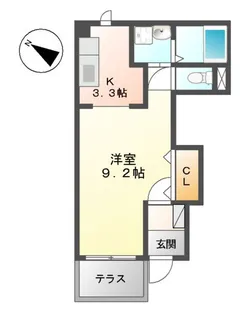 フェリーチェ【1階】の間取り