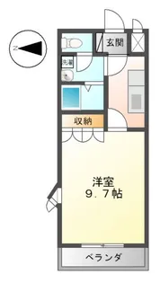 イーストリバー【1階】の間取り