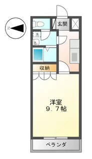 イーストリバー【1階】の間取り