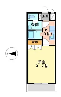 イーストリバー【1階】の間取り
