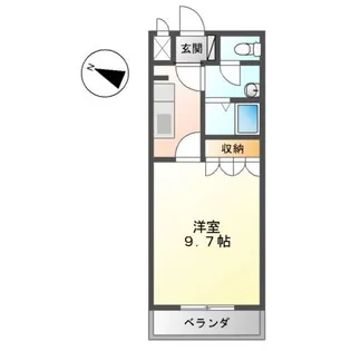 イーストリバー【2階】の間取り