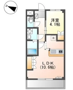 シャルマン・ラティール【1階】の間取り