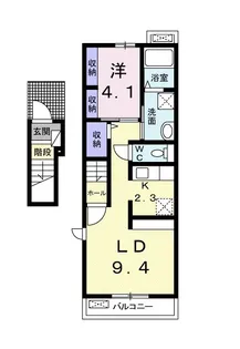 ベル・アンジュ A【2階】の間取り