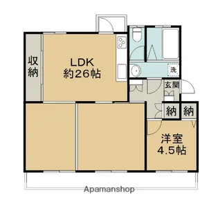 アーバンコート山根【1階】の間取り