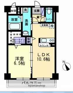 パルフェ・YANO【2階】の間取り