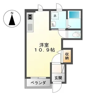 セイリング ONE【1階】の間取り