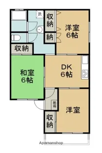 プランドール沢津【2階】の間取り
