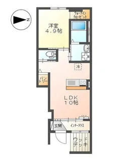 クリア M【1階】の間取り