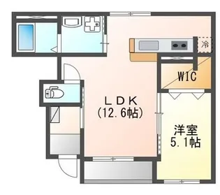セゾン【1階】の間取り