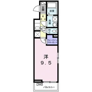 ル・ボヌール新居浜【1階】の間取り