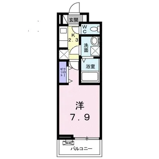 ル・ボヌール新居浜【2階】の間取り