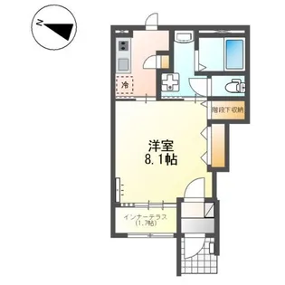 ASANAO【101号室】の間取り