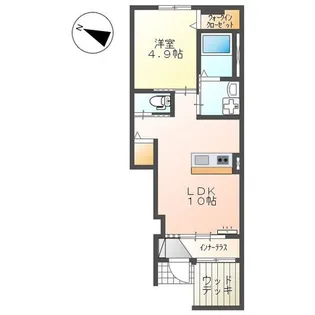 グランドコートN【1階】の間取り