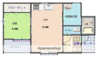 KURASUMU GINZA A棟【1階】の間取り