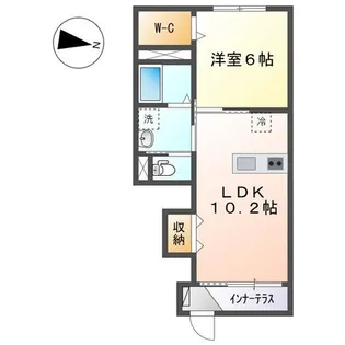 アルモニー【1階】の間取り