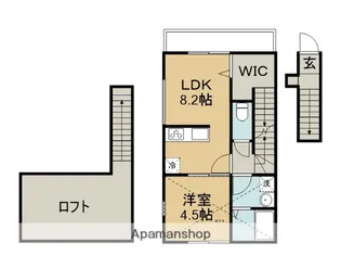 ベルグレイヴィア新居浜中央【2階】の間取り
