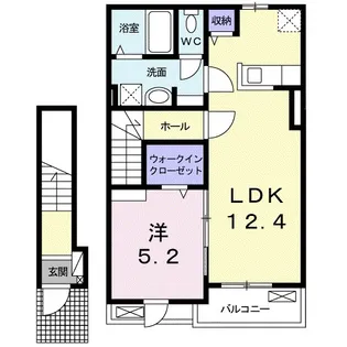 グレースカーサ【2階】の間取り