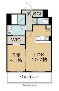 プログレス久保田【4階】の間取り