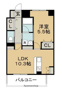 プログレス久保田【1階】の間取り