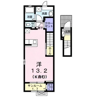 シェル・エ・メールⅠ【2階】の間取り