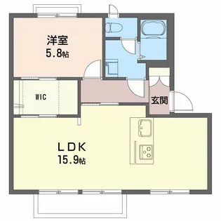 フローラルハイム B棟【2階】の間取り