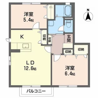 シャーメゾン恵(めぐみ)【1階】の間取り