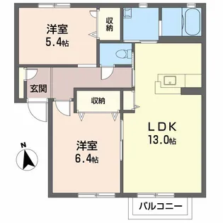 シャーメゾンMANABE【1階】の間取り