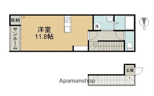 ヒメル【2階】の間取り