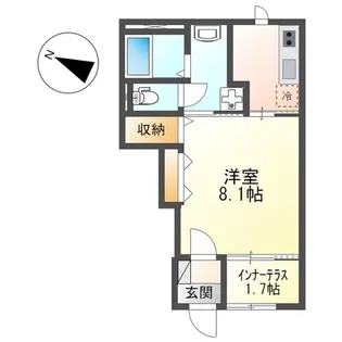 ラ・リノ【1階】の間取り