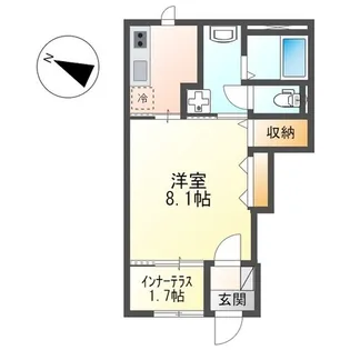 ラ・リノ【1階】の間取り