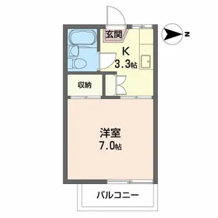 ヴィラあさひ【2階】の間取り