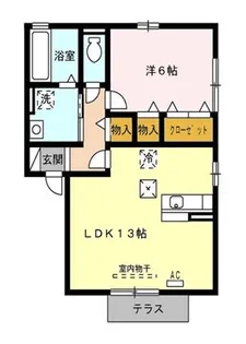 エミグランド【1階】の間取り