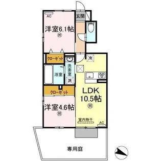 スバル【1階】の間取り