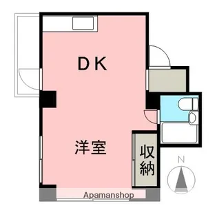 水主ビル【4階】の間取り