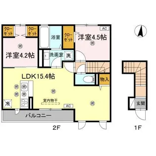 ステラアーク【2階】の間取り