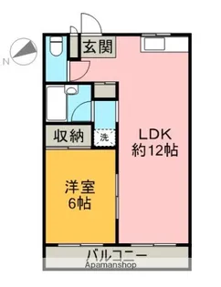 グラッドハウスⅡ【1階】の間取り