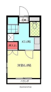 桑原マンション【1階】の間取り