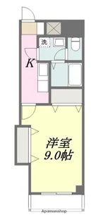 1Kの間取り画像