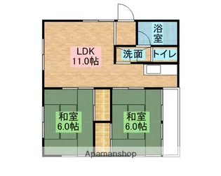 堀ビル【2階】の間取り