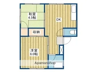 カーサK【1階】の間取り