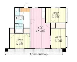 UTARA HOUSE【1階】の間取り