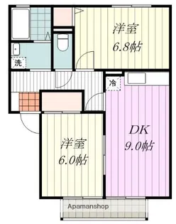 シャルム・メイ【101号室】の間取り