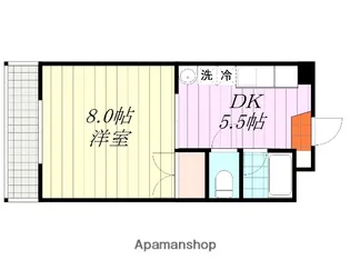 マツモルトベーネ姫原【4階】の間取り