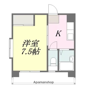 メゾンセイントマロー【302号室】の間取り