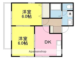 宝来ハイツⅡ【2階】の間取り