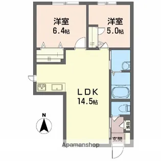 curar・S【1階】の間取り