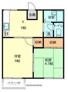 アークハイツ【201号室】の間取り