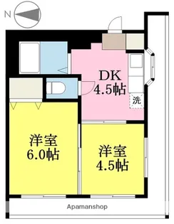 KBコート泉町【4階】の間取り