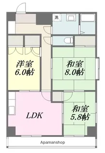 キクエ第一ビル【303号室】の間取り