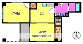 シャトレー大手町【3階】の間取り